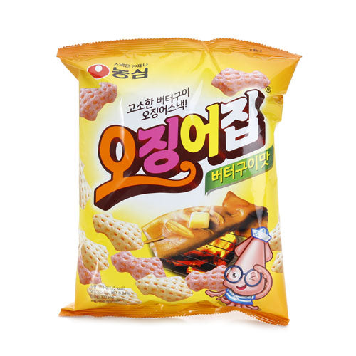 農心】オジンオチップ（イカバター焼き味 83g）：韓国食品・食材専門の通販店「韓国市場」