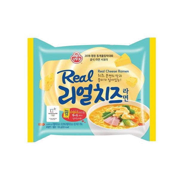 –　オットギ】リアルチーズラーメン135g　韓国食品・食材専門の通販店「韓国市場」