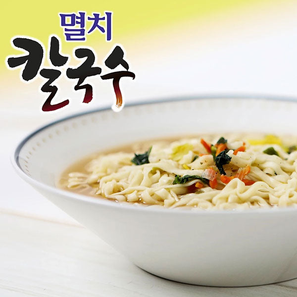 【農心】ミョルチ(にぼし)カルクッスラーメン 98g