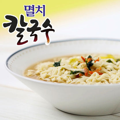 【農心】ミョルチ(にぼし)カルクッスラーメン 98g×40個入