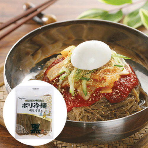 ボリチョン】ボリ冷麺 (黒) 160g 「麺のみ」 – 韓国食品・食材専門の